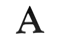 Cast Motif Letter A