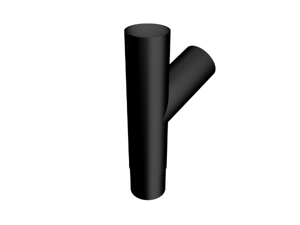 101mm Dia Flush Joint Y-Junction 112.5°