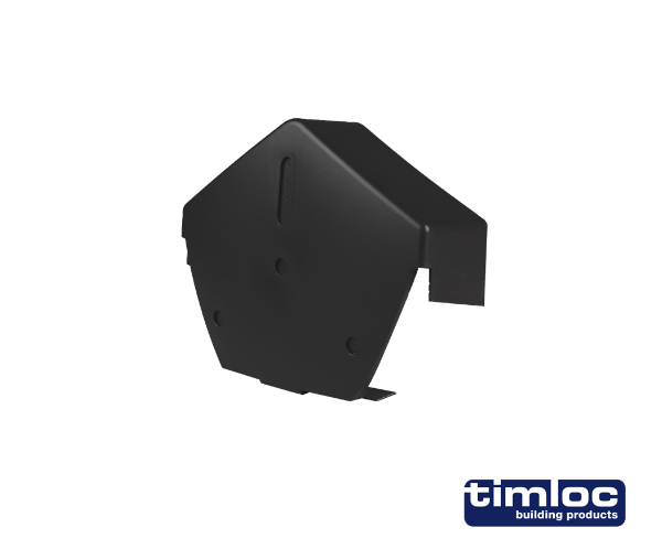 Universal Angled Ridge Cap Black