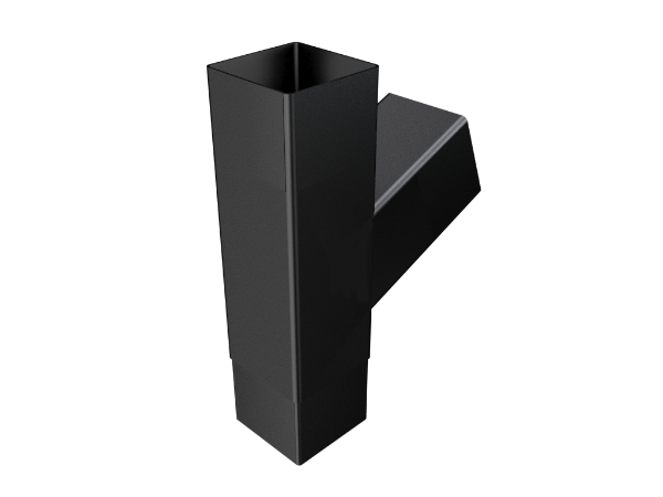 101mm Sq (Rad Edge) Flush Joint Y-Junction 112.5°