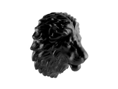 Cast Lions Head (Small)