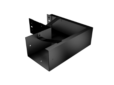 125x100mm Joggle Joint Box Gutter Ext Angle 90°