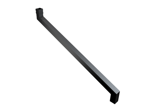 76mm Sq (Sq Edge) Cast Collar 2 Pt S/neck 1251-1500mm Proj