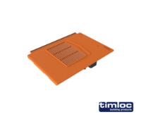 Thin Leading Edge Tile Vent Terracotta