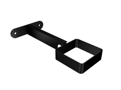 101x76mm Rect (Rad Edge) 2 Pt Standoff Pipe Clip 200mm "C" Channel Base