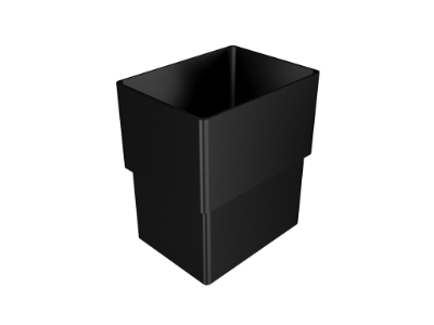 101x76mm Rect (Rad Edge) Swaged Downpipe Connector