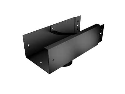 150x150mm Joggle Joint Box Gutter 101mm Dia Outlet