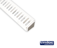 Over fascia eaves vent strip 25mm airflow 300mm white - Pack of 10