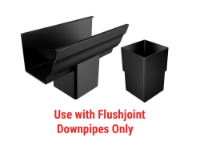 100x75mm Vintage Ogee 76mm Sq Flush Joint Outlet